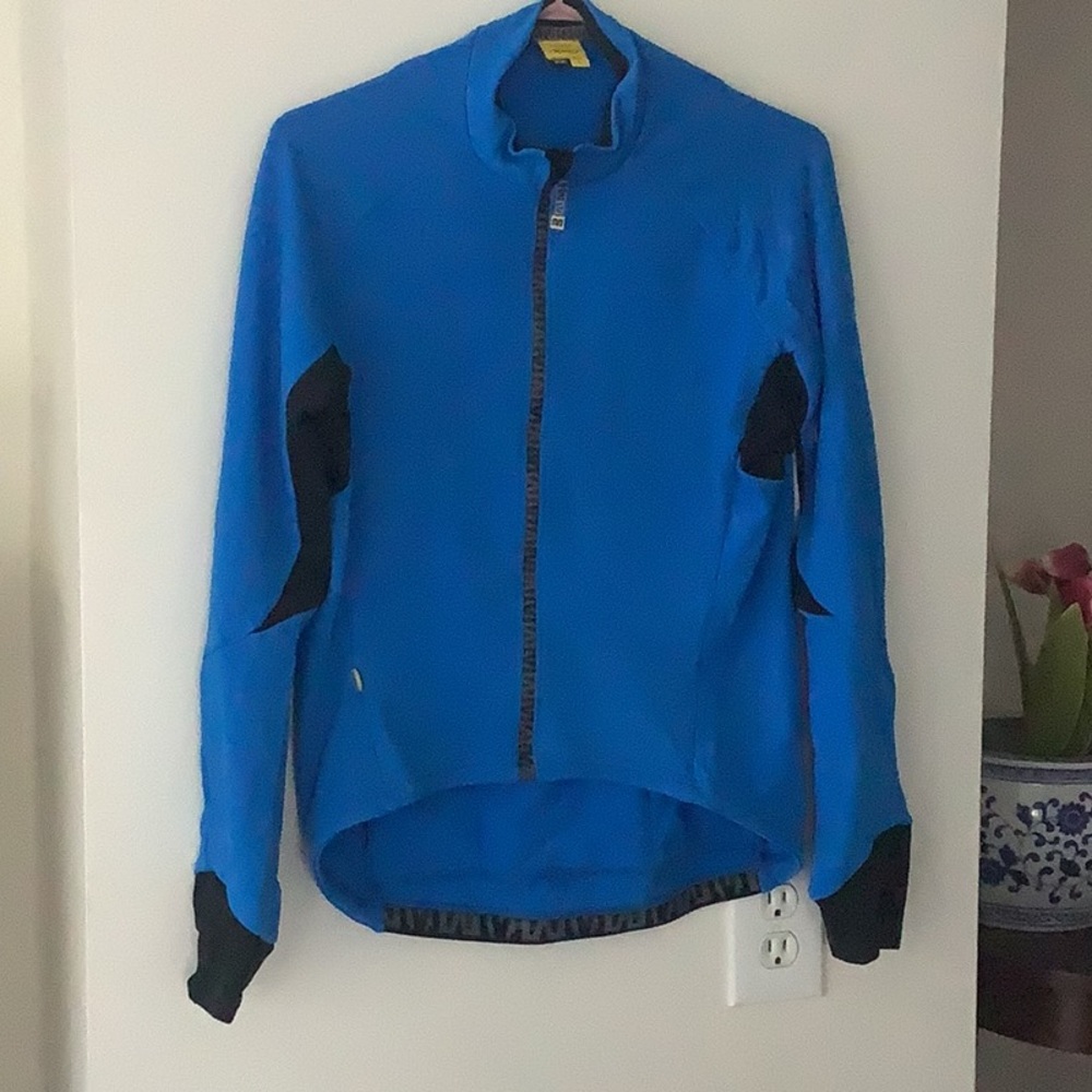 Athletic jacket electric blue